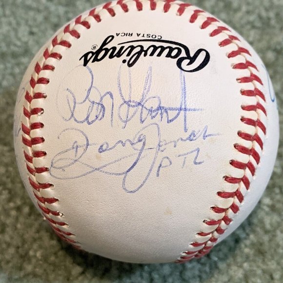 JSA LOA COA 19 Signed Baseball 1992 All-Star Autographed Ball Bonds, R Sandburg - Picture 4 of 6